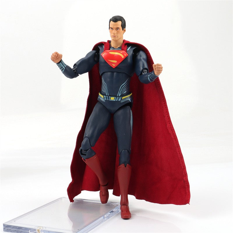 FondJoy DC Original 1/9 20CM Liga da Justiça Superman Batman Coringa Arlequina Mulher-Maravilha Victor Stone Aquaman Bonecos de Ação