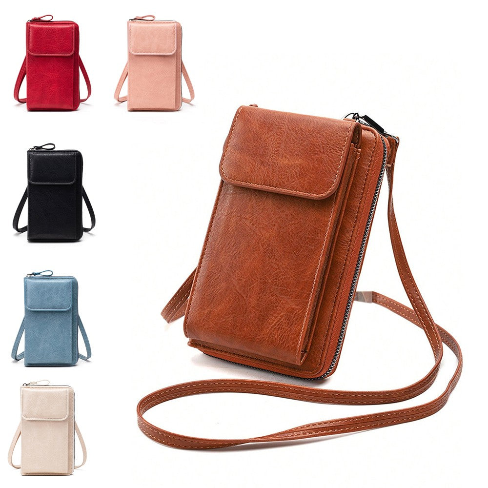 Mini versatile women's phone bag, women's crossbody bag, large capacity fashionable niche phone bag