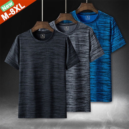 Hot Sale 6XL 7XL 8XL Plus Size T-Shirts Men Summer Clothing Tshirt Male Tee Shirt Trip Hiking Camping Tops Oversized Wearing Man