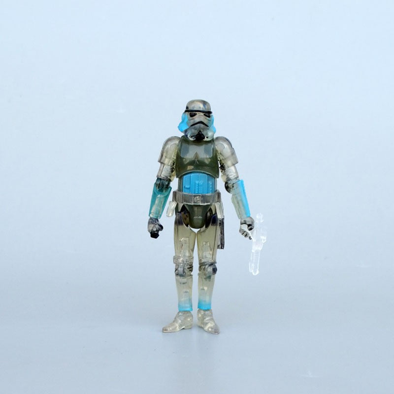 Hot selling black warrior white warrior transparent clone soldier 3.75 inch joint movable ornaments, gift