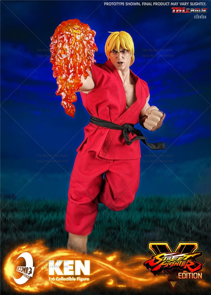 Iconiq Studio Capcom IQGS-04 Escala 1/6 Ken Masters Jogo de Luta de Rua Clássico Japonês 12 polegadas Conjunto Completo Boneco de Ação Soldado