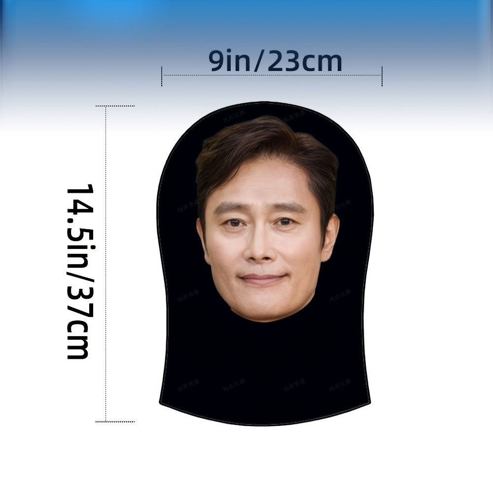 Korean Star Cosplay Party Mask Headgear 1pc, Breathable Equipment for Going Out To Be Funny, Washable and Reusable