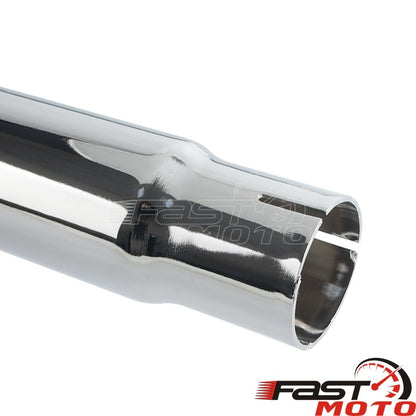 Motorcycle Fishtail Exhaust Muffler For Harley Softail Deluxe EFI FLSTNI Deuce FXSTDI Heritage Classic Engine Exhaust System