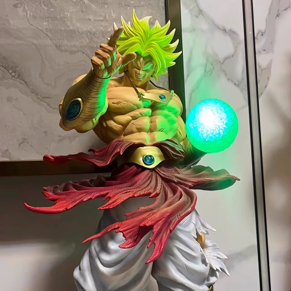 50CM Dragon Ball Breaking Circle Broly Figure Estátua JT Irmão Super Saiyajin GK Modelo de Estátua Ornamento Presente para Menino