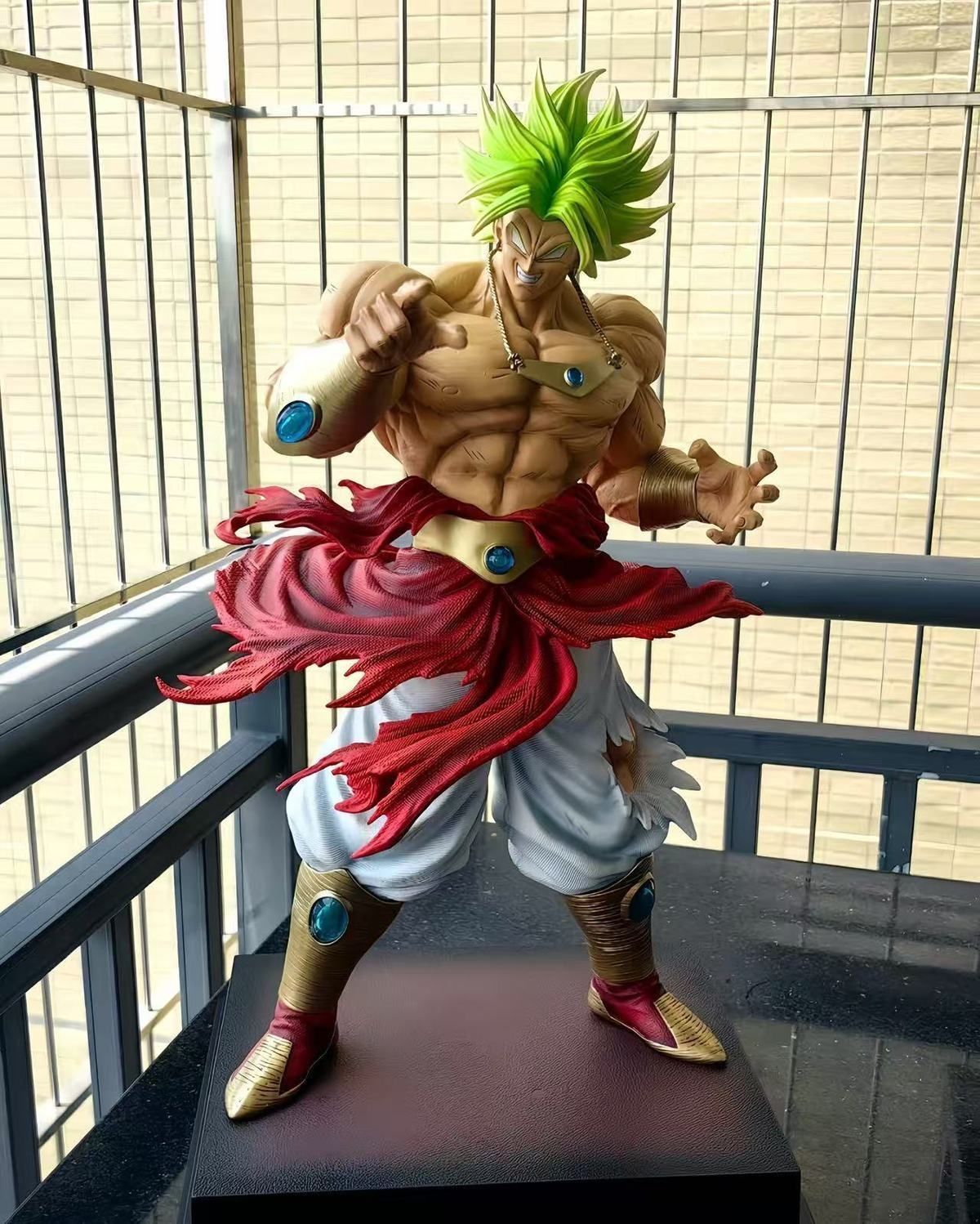 Dragon Ball Z Broly Anime Figure GK Ssj3 Broli Super Saiyan PVC Action Figurine 21cm/19.69 inch Statue Collection Model Toy Gift