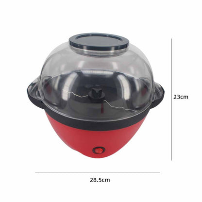 Máquina de pipoca elétrica doméstica 850W máquina de pipoca quente automática pipoqueira caseira DIY Popcorn Movie Snack Sonifer Popper