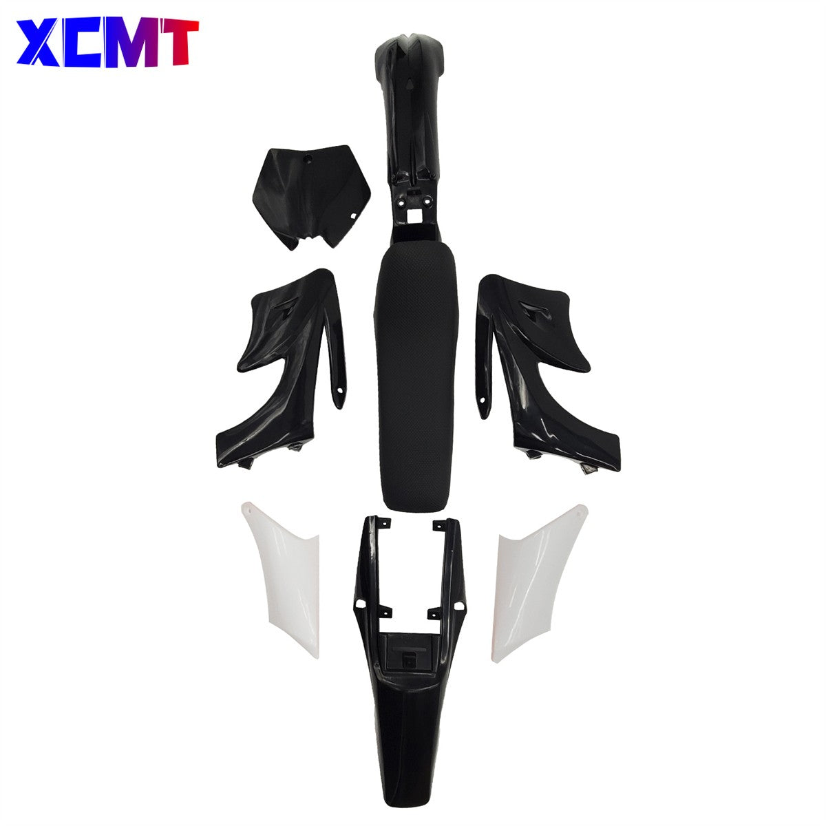 7 Cores Moto Apollo Infantil Bicicleta de Trilha Minimoto Acessórios Plásticos Carenagem Para-lamas Assento Almofada Kit Carroceria