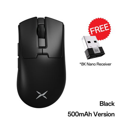 Delux M900mini PRO Wireless Gaming Mouse Ergonomic Ultra-Lightweight 40g PAW3395 8K Hz for Medium to Small Hands PC Laptop Gamer