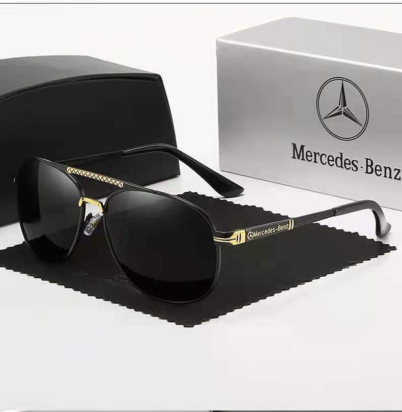 For Mercedes Benz A B C E S V Class GLB GLC GLE AMG Pilot SLK SLC ML Car High Men Anti Glare Driver Goggles Polarized Sunglasses