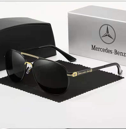 For Mercedes Benz A B C E S V Class GLB GLC GLE AMG Pilot SLK SLC ML Car High Men Anti Glare Driver Goggles Polarized Sunglasses