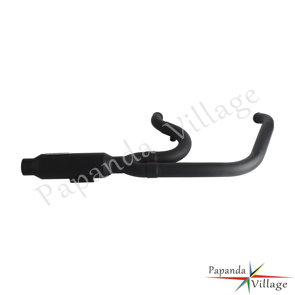 Motorcycle 2-into-1 Exhaust Pipe Muffler For Harley M8 Softail Low Rider S ST Fat Street Bob Standard Slim Deluxe FXLR 2018-2025