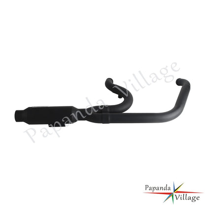 Motorcycle 2-into-1 Exhaust Pipe Muffler For Harley M8 Softail Low Rider S ST Fat Street Bob Standard Slim Deluxe FXLR 2018-2025
