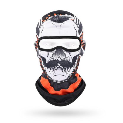 Quick-Dry Skull Face Mask - Breathable Sun Protection for Cycling & Outdoor Sports