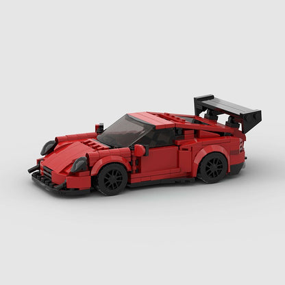 MOC Carro Esportivo de Corrida Veículo Cidade Speed Racer Modelo Técnico Blocos de Construção Tijolos Supercarro F1 Brinquedos Infantis Presentes para Meninos NSX