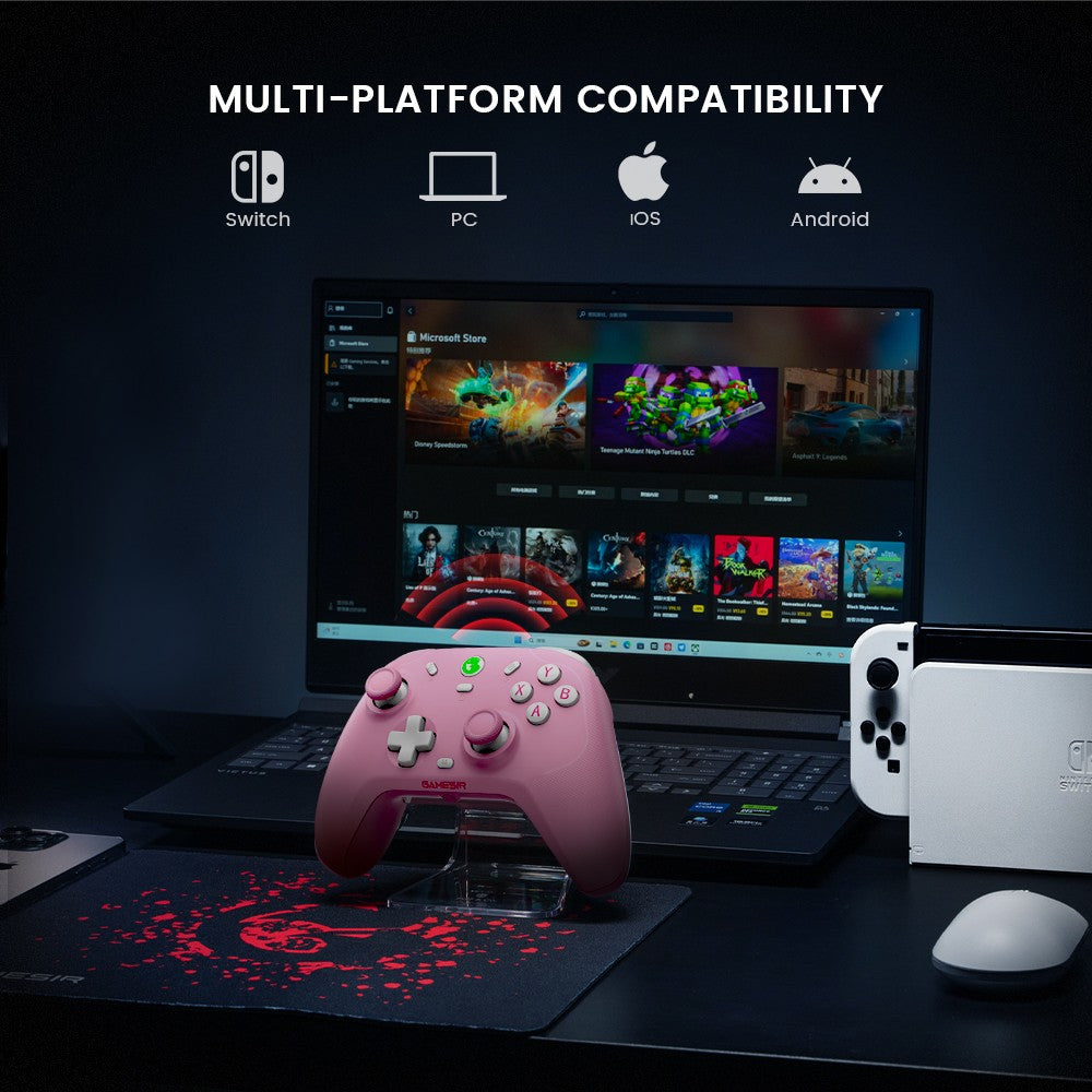 GameSir Cyclone Pro Wireless Switch Controller for Nintendo Switch iPhone Android PC Hall Effect Joystick Gaming Gamepad