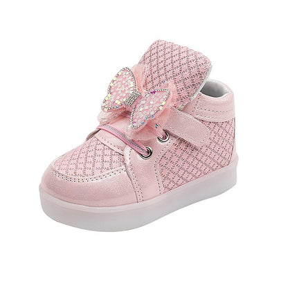 Kid Tennis 2025 Spring And Autumn Children LED Sneakers Boys Glowing Shoes kids Baby Girls Toddler Shoes with Light Up Luminous