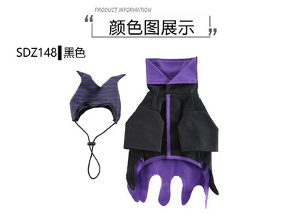 Fantasia de Halloween para Cães e Gatos, Vestido de Fada Borboleta Engraçado com Asa Destacável, Roupa para Pet, Vestido de Festa, Fantasia de Cosplay