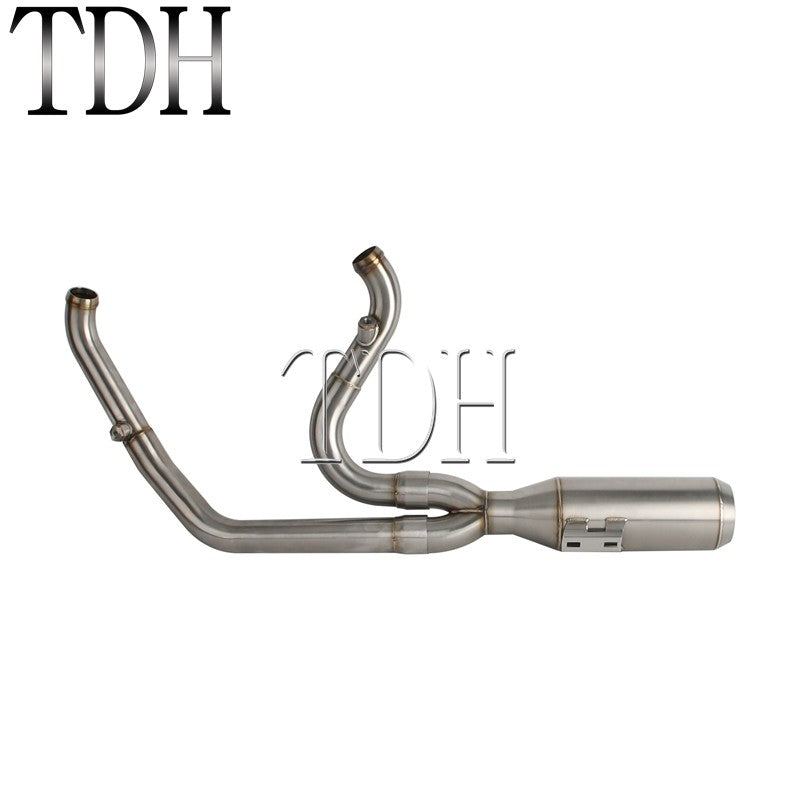 17-25 SC Project Exhaust System Kit Slip On Line 2-into-1 Full Complete Muffler For Harley Touring CVO Road Street Electra Glide