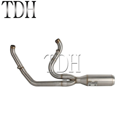 17-25 SC Project Exhaust System Kit Slip On Line 2-into-1 Full Complete Muffler For Harley Touring CVO Road Street Electra Glide