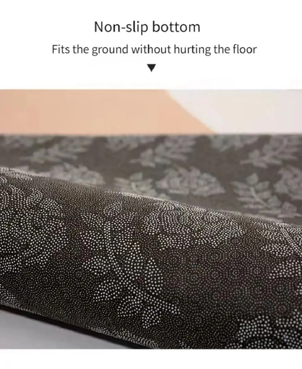 VIKAMA Billiards Black Eight Carpet Warmth Retention & Anti-Slip Bathroom Mat Bedroom Entrance & Bedside Rug Home Decor