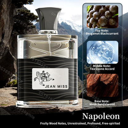 Napoleão Perfume Colônia Masculino Amadeirado Spray Flertar Feromônio Longa Duração Sexo Oposto Fragrância Cavalheiro