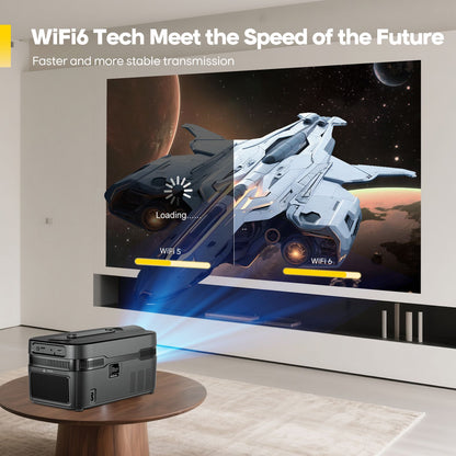 Magcubic Auto Focus HY450C Ultra Short Throw Projector With Auto Offset 1080P 8K HD 900 ANSI WiFi6 BT5.4 Allwinner H716 Voice