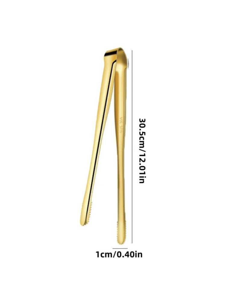 Stainless Steel Barbecue Clip Multipurpose Barbecue Salad Picnic Grill Tongs Food Grade Grippers Picnic Meat BBQ Cooking Gadgets