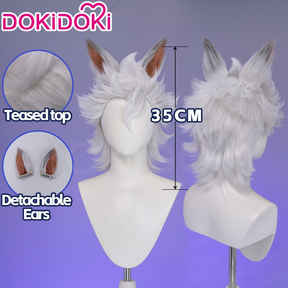 ?Ready for Ship?Idia Malleus Leona Vil Crowley Wig Game Cosplay DokiDoki Men 120cm Long Hair Fiber Idia Halloween  Free Wig Cap