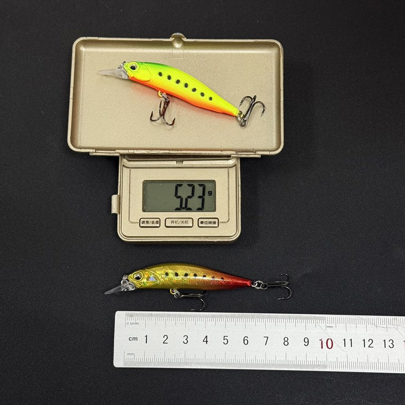 Isca de Pesca Suspend UV Minnow 5g 63mm Rozante 63SP Jerkbait Isca para Truta Baixo Água Salgada Twitch Jerk Retrieve Isca Artificial Rígida