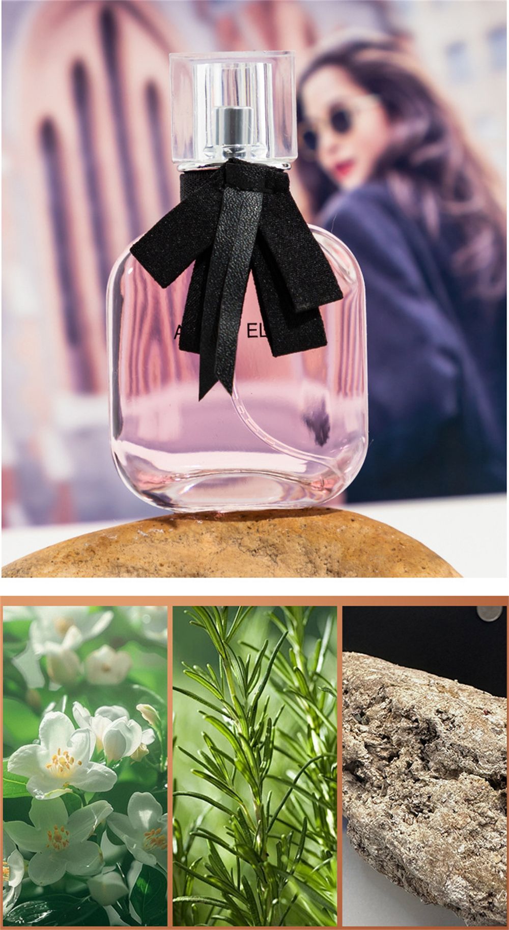 Perfume Feminino de Alta Qualidade 120ml Conjunto de 4 Peças Perfumes Femininos com Caixa de Presente Parfum Femme Spray de Fragrância Duradoura com Aroma Floral Frutado