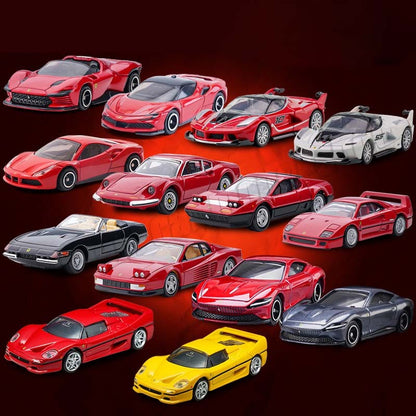 TOMICA 1:64 Ferrari Series Die-cast Alloy Car Model Toys Colecionáveis Presente de Feriado, Ferrari SP3, F50, F355, 365 GTS4 Carros em Miniatura