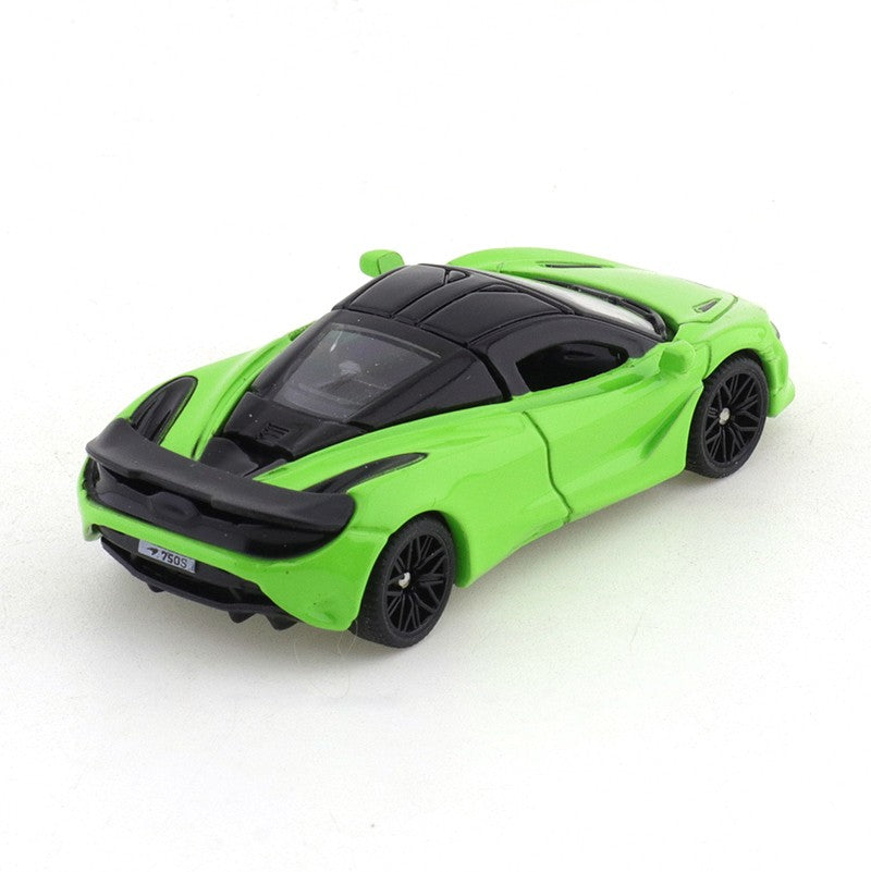 TSC 1:64 McLaren 750S Modelo de Carro Esportivo Simulação em Miniatura Liga Fundida Brinquedo de Carro Pequeno Ornamento de Coleção para Meninos