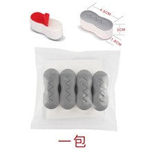 4 peças almofada universal para tampa de vaso sanitário, junta antiderrapante, almofadas para assento de vaso sanitário, amortecedores, absorvedor de choque, kits de assento de vaso sanitário para banheiro