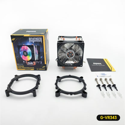 Fan Cooler RGB Duplo Direct Touch 2100rpm Revenger VR343