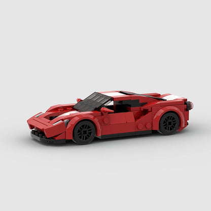 MOC Carro Esportivo de Corrida Veículo Cidade Speed Racer Modelo Técnico Blocos de Construção Tijolos Supercarro F1 Brinquedos Infantis Presentes para Meninos NSX