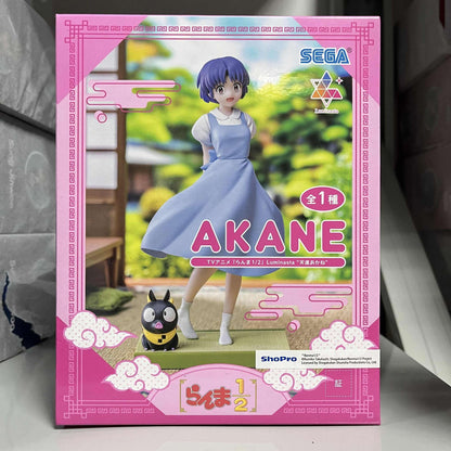Original SEGA Ranma 1/2 Luminasta Shampoo Tendou Akane Saotome Ranma 19Cm Boneca Kawaii Action Figure PVC Modelo Brinquedos Colecionáveis