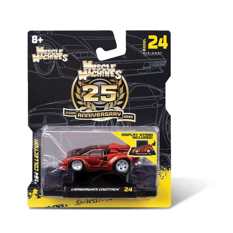 Maisto Escala 1:64 2025 Ferrari F40 Porsche AE86 Mustang Muscle Car Modelo Estático Brinquedo Colecionável