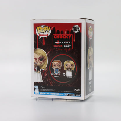 Funko POP Original Chucky Anime Figura Tiffany 1695# 1694# Brinquedos de Bonecos de Ação para Meninos Meninas Presente Modelo Colecionável Ornamentos