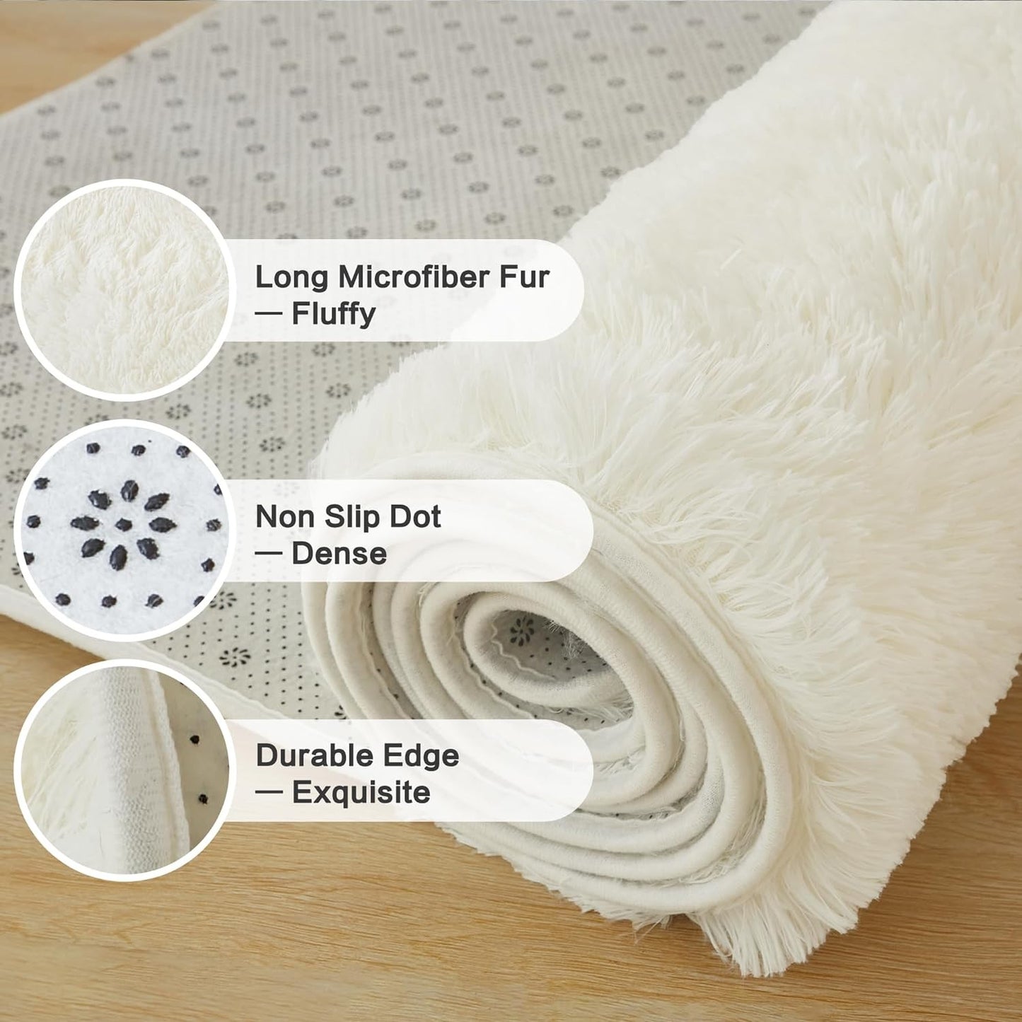 Silk Wool Carpet Living Room Plush Rug Bed Room Floor Fluffy Mats Non-slip Home Decor Soft Velvet Carpet Kids Room Blankets