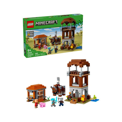 Lego Minecraft 21278 the Winner's Whistle Station and the Predator Building Block Toy Children's Day Gift