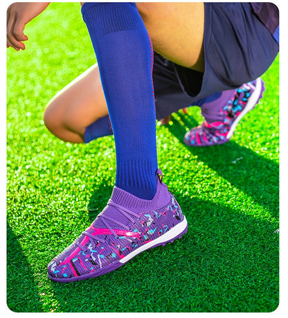 TF/AG Men Football Boots Society Cleats Soccer Shoes Boys Professional Football Field Boots Indoor Fast Non Slip Sneakers Match