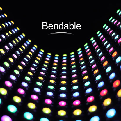 1~5Pcs WS2812B 8x8 16x16 RGB LED Digital Flexible Individually Addressable Panel Screen WS2812 8x32 Smart Pixel Module Matrix 5V
