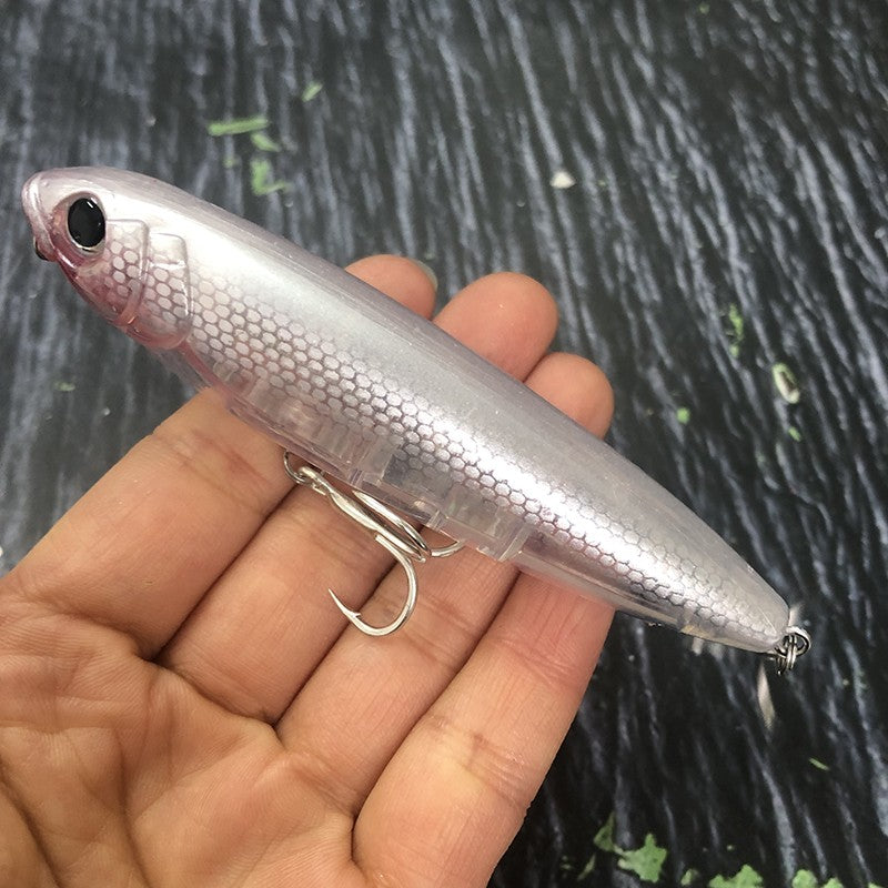 17g Surface Pencil Fishing Lures Walk the Dog Floating Wobbler Laser Artificial Bait for Trout Bass Seawater Swimbait Supplies