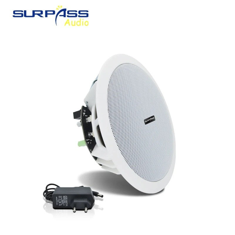 Caixa de som Bluetooth ativa para casa e comércio e alto-falante de teto com fio estéreo de música ambiente para Home Theater 10W