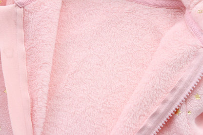 Newborn Baby Clothes Flannel Autumn Winter Baby Boys Girls Rompers Cartoon Newborn Bodysuit Soft Warm Jumpsuit for Babies 0-12M