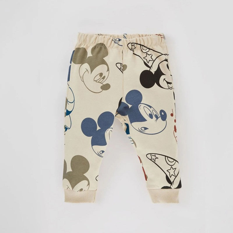 New Fashion Baby Clothes Sets Mickey Mouse Printed Long Sleeved Sweatshirt + Pant Toddler Boy Girl Outfits