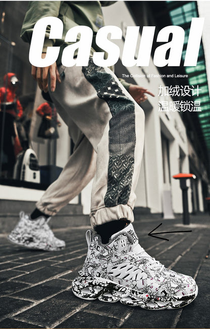 men boots 2023 New Winter Slippers Warm Men Shoes Waterproof Non-Slip Plush Sneakers Male tenis shoes Boots Men Sneakers Winter