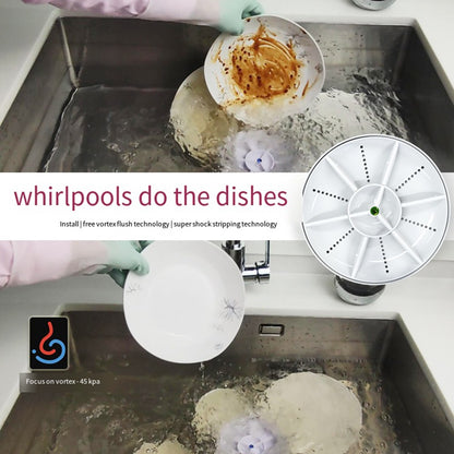 Portable Mini Ultrasonic Dishwasher USB Wireless Fruit Vegetable Dish Washer Electric Kitchen Home Dish Washing Machine Cleaner