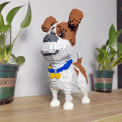 KNEW BUILT Modelo de Cachorro Dachshund Micro Mini Blocos de Construção Conjunto Brinquedos Educacionais Recreativos Presente para Amantes de Pets Peças de Decoração