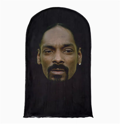 3D Printed Puff Daddy Mask Elastic Mesh Full Face Mask for Men Women Cosplay Headwear HipHop Fashion Balaclava Hood Hat Headgear